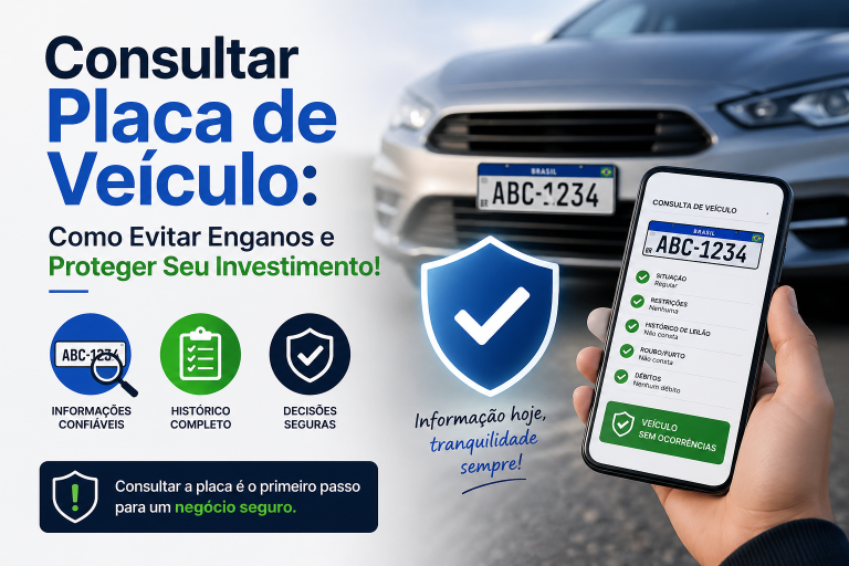 Consultar Placa de Veículo: Como Evitar Enganos e Proteger Seu Investimento!