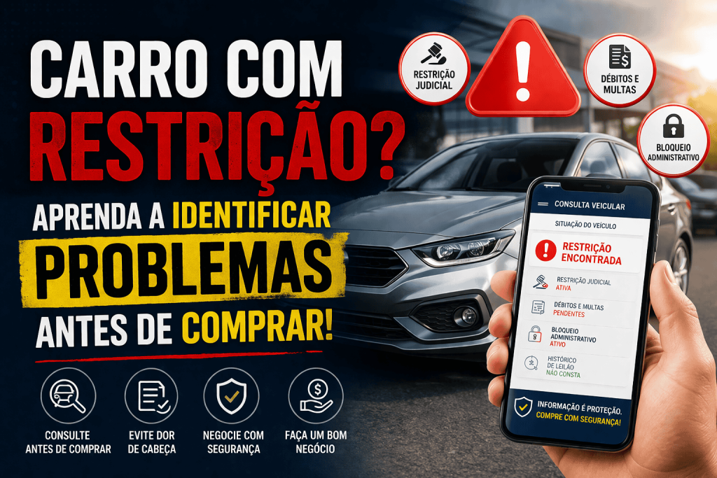 Carro com Restrição? Aprenda a Identificar Problemas Antes de Comprar!