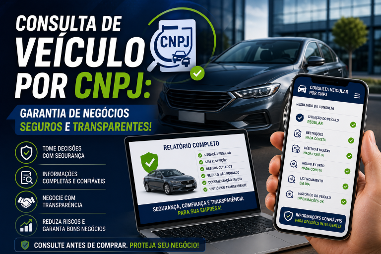 Como consultar veículo por CNPJ - Passo a passo fácil