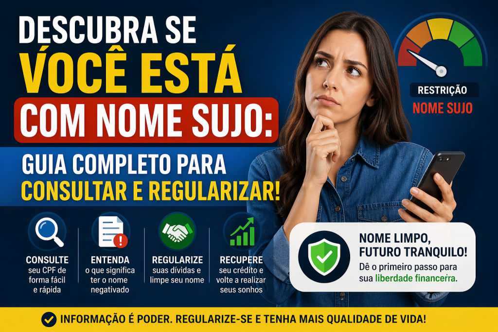 Descubra se Você Está com Nome Sujo: Guia Completo para Consultar e Regularizar!
