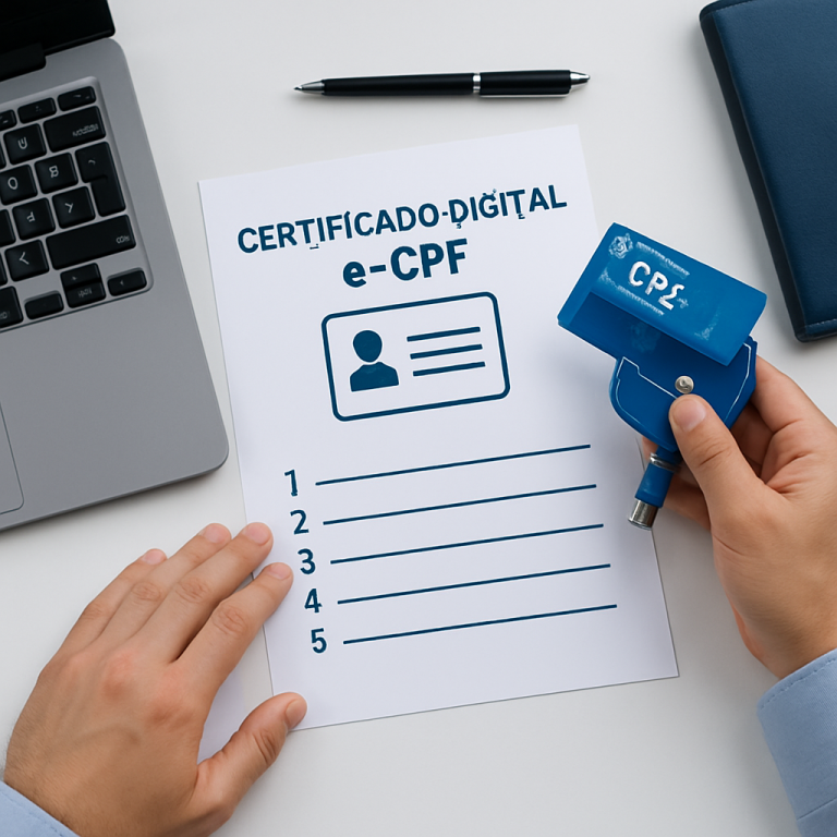 Como Fazer o Certificado Digital e-CPF em 5 Passos Rápidos