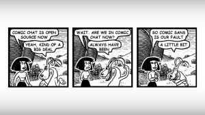 Microsoft abre código do Comic Chat, que converte chats em quadrinhos • Tecnoblog