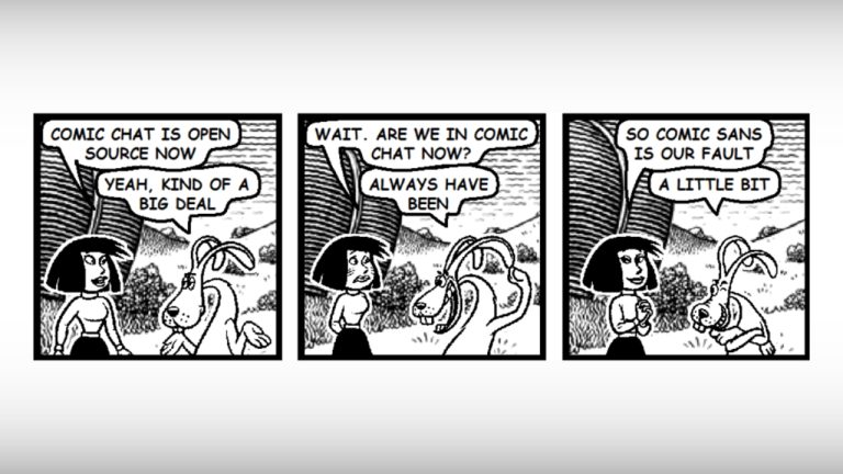 Microsoft abre código do Comic Chat, que converte chats em quadrinhos • Tecnoblog
