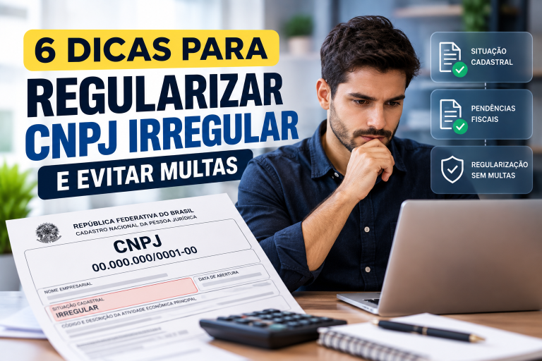 6 Dicas Para Regularizar CNPJ Irregular e Evitar Multas