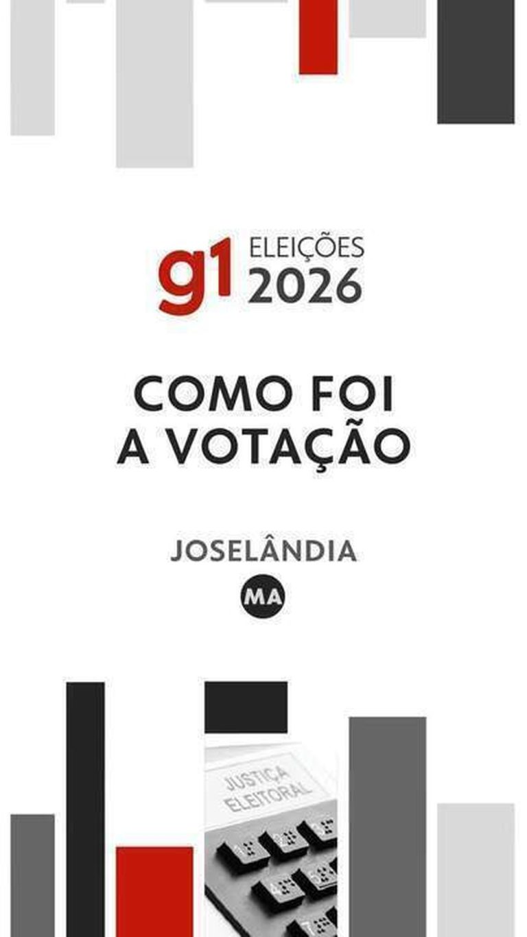 Joselândia (MA): como foi a votação no 1º turno em 2026 | g1 | G1