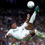 Endrick comemora 1ª titularidade no Real Madrid com Mourinho: "Em casa"