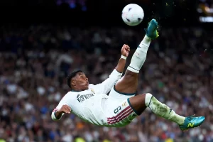 Endrick comemora 1ª titularidade no Real Madrid com Mourinho: "Em casa"